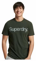 Superdry VINTAGE CL CLASSIC TEE Surplus Goods Ανδρικό T-shirt Κοντομάνικο Πράσινο