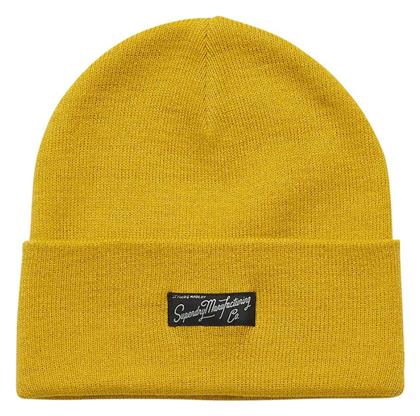 Superdry Vintage Classic Beanie Unisex Σκούφος Πλεκτός σε Κίτρινο χρώμα από το Zakcret Sports