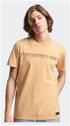 Superdry Vintage Corp Ανδρικό T-shirt Κοντομάνικο Μπεζ