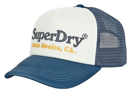 Superdry Vintage Γυναικείο Jockey με Δίχτυ Μπλε από το Plus4u