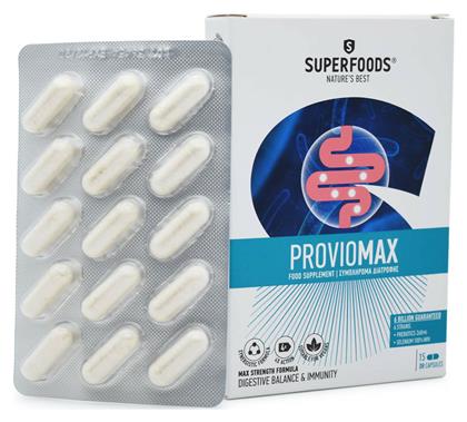 Superfoods Proviomax με Προβιοτικά και Πρεβιοτικά 15 κάψουλες από το Pharm24