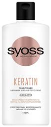 Syoss Keratin Conditioner Αναδόμησης/θρέψης για Όλους τους Τύπους Μαλλιών 250ml