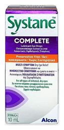 Systane Complete Οφθαλμικές Σταγόνες για Ξηροφθαλμία 10ml