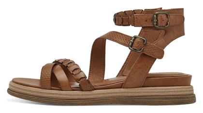 Tamaris Δερμάτινα Γυναικεία Σανδάλια Flatforms
