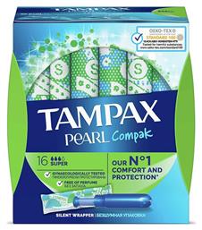 Tampax Ταμπόν Compak Pearl με Απλικατέρ για Αυξημένη Ροή 16τμχ