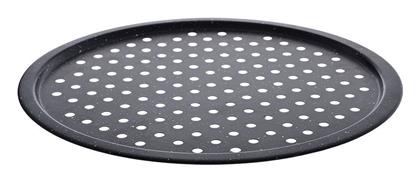 Ταψι Πιτσας Αντικολλητικο Ανθρακουχου Χαλυβα Τρυπητο 33cm