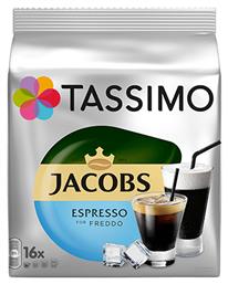 Tassimo Κάψουλες Espresso Jacobs Freddo Συμβατές με Μηχανή Tassimo 16caps από το ΑΒ Βασιλόπουλος