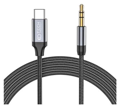 Tech-Protect Ultraboost Braided USB 2.0 Cable USB-C male - 3.5mm male Μαύρο 1m από το Uniqueshop