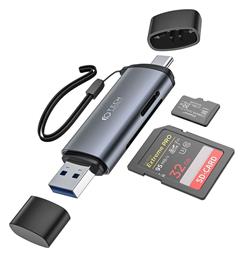 Tech-Protect Ultraboost Card Reader USB 3.0 Type-C για SD/microSD Γκρι