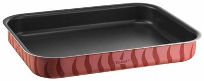 Tefal Coral Flame Ταψί Ορθογώνιο Αλουμινίου με Αντικολλητική Επίστρωση 41x29cm