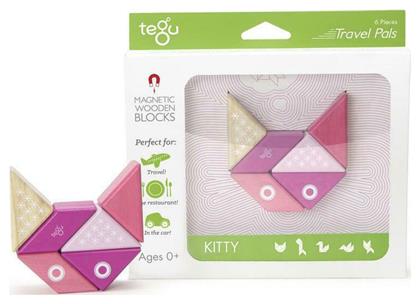 Tegu Travel Pals - Kitty Γρίφος από Ξύλο για 1+ Ετών C02G0550025 από το E-gadgets