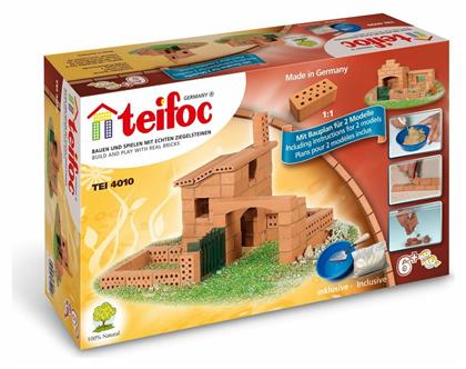 Teifoc Παιχνίδι Κατασκευών Ξύλινo Καλύβα για Παιδιά 6+ Ετών