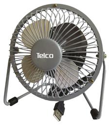 Telco 401 4'' Fan Ανεμιστηράκι USB 4'' Ασημί