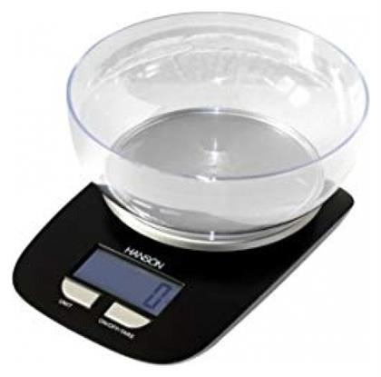 Terraillon Classic Bowl Ψηφιακή με Κάδο 1gr/5kg Μαύρη 14643