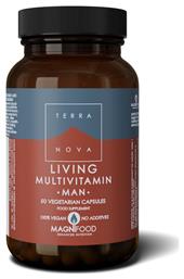 TerraNova Living Multivitamin Man Βιταμίνη 50 φυτικές κάψουλες