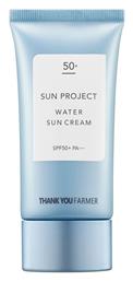 Thank You Farmer Sun Project Water Αντηλιακή Κρέμα Προσώπου SPF50 50ml από το Pharm24