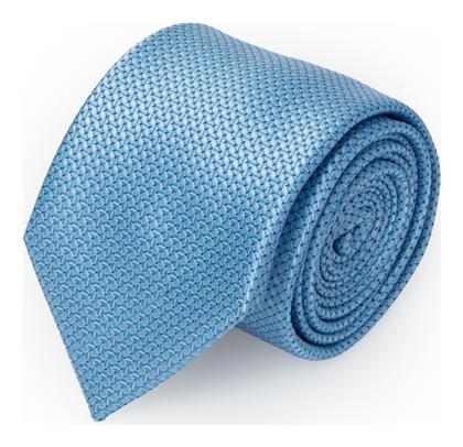 The Bostonians Ανδρική Γραβάτα με Σχέδια σε Γαλάζιο Χρώμα