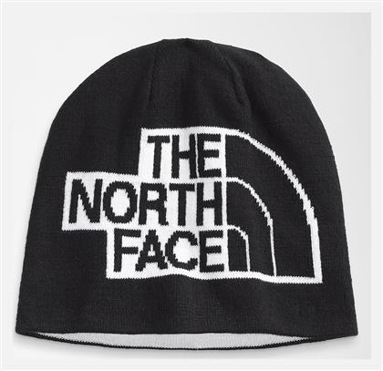 The North Face Beanie Unisex Reversible Σκούφος Πλεκτός σε Μαύρο χρώμα από το Zakcret Sports