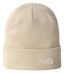 The North Face Beanie Unisex Σκούφος Πλεκτός σε Μπεζ χρώμα