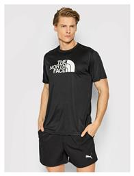 The North Face Men's Reaxion Easy Ανδρικό T-shirt Μαύρο Με Στάμπα