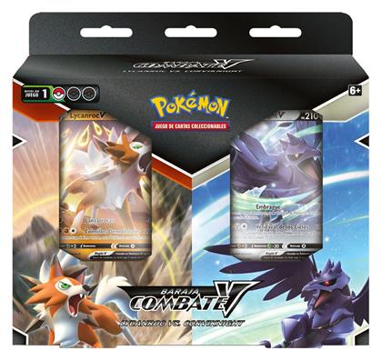 The Pokemon Company International Pokemon TCG: V Battle Lycanroc VS Corviknight Double Deck Bundle