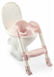 Thermobaby Παιδικό Κάθισμα Τουαλέτας Kidyloo με Σκληρή Επιφάνεια, Χερούλια και Σκαλοπάτι Ροζ