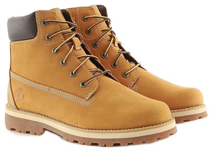 Timberland Ανατομικά Δερμάτινα Παιδικά Αρβυλάκια με Φερμουάρ Καφέ από το Epapoutsia