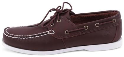 Timberland Cedar Bay 2 Eye Δερμάτινα Ανδρικά Boat Shoes σε Καφέ Χρώμα