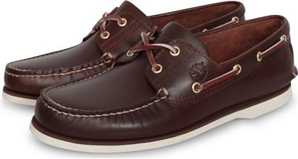 Timberland Classic Boat 2 Eye Ανδρικά Μοκασίνια σε Καφέ Χρώμα