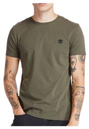 Timberland Dunstan River Ανδρικό T-shirt Κοντομάνικο Χακί