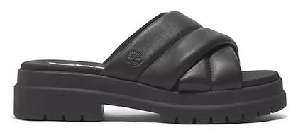 Timberland London Vibe Δερμάτινα Σανδάλια Μαύρα