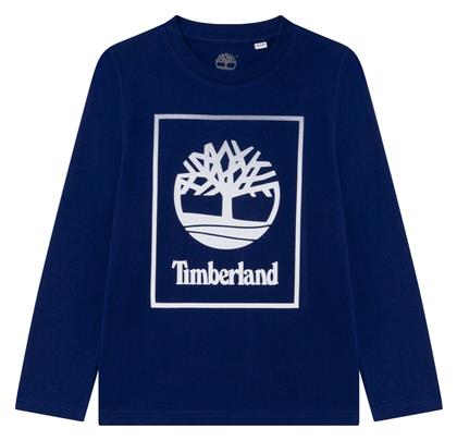 Timberland Παιδική Χειμερινή Μπλούζα Μακρυμάνικη Μπλε από το Spartoo