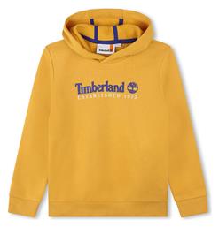 Timberland Παιδικό Φούτερ με Κουκούλα Κίτρινο