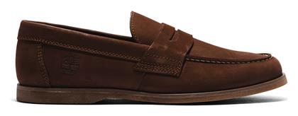 Timberland Suede Ανδρικά Boat Shoes σε Καφέ Χρώμα