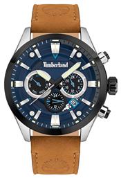Timberland Tidemark Ρολόι Μπαταρίας με Δερμάτινο Λουράκι από το Eleftheriou Online