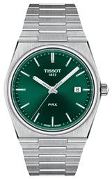 Tissot PRX Ρολόι Μπαταρίας με Μεταλλικό Μπρασελέ