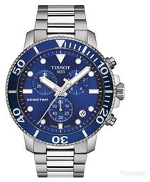 Tissot Seastar 1000 Ρολόι Μπαταρίας με Μεταλλικό Μπρασελέ