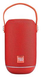 T&G TG-107 Ηχείο Bluetooth 10W με Διάρκεια Μπαταρίας έως 3 ώρες Red