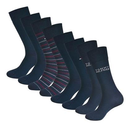 Tommy Hilfiger Ανδρικές Μονόχρωμες Κάλτσες 4Pack