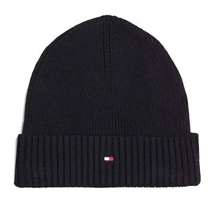 Tommy Hilfiger Beanie Ανδρικός Σκούφος Πλεκτός σε Μαύρο χρώμα