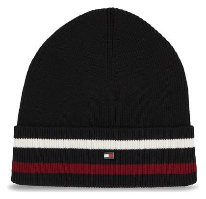 Tommy Hilfiger Beanie Unisex Σκούφος Πλεκτός σε Μαύρο χρώμα