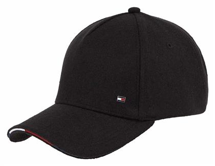 Tommy Hilfiger CAP Ανδρικό Jockey Μαύρο από το Epapoutsia