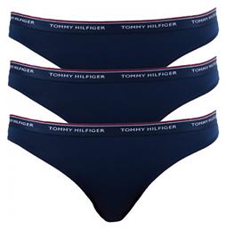 Tommy Hilfiger Γυναικεία Slip 3Pack Navy Μπλε