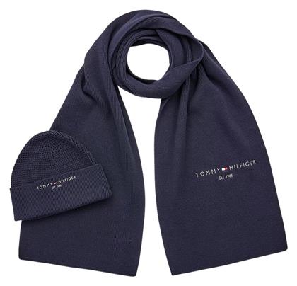 Tommy Hilfiger Horizon Scarf Gp Navy Beanie Ανδρικός Σκούφος σε Navy Μπλε χρώμα