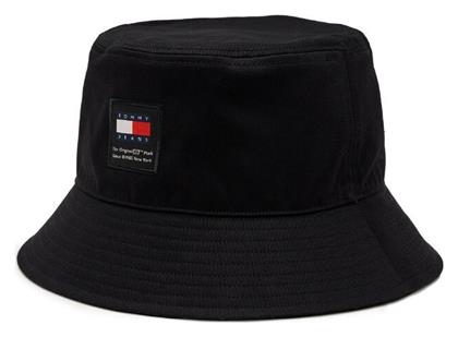 Tommy Hilfiger Υφασμάτινo Ανδρικό Καπέλο Στυλ Bucket Μαύρο από το Modivo