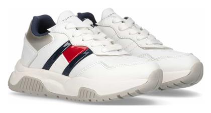 Tommy Hilfiger Παιδικά Sneakers Lace Up για Κορίτσι Λευκά