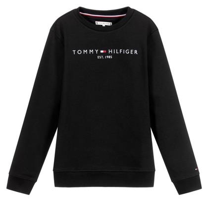 Tommy Hilfiger Παιδικό Φούτερ Μαύρο Essential