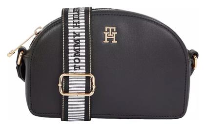 Tommy Hilfiger Th Camera Γυναικεία Τσάντα Χιαστί Μαύρη