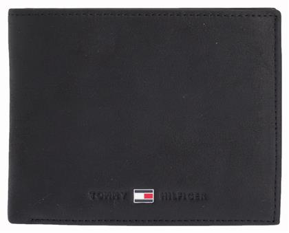 Tommy Hilfiger Trifold Δερμάτινο Ανδρικό Πορτοφόλι Μαύρο