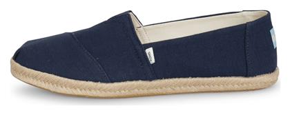 Toms Alpargatas Υφασμάτινες Γυναικείες Εσπαντρίγιες σε Navy Μπλε Χρώμα από το Parex